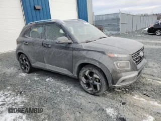 2021 Hyundai Venue SEL with VIN KMHRC8A38MU112674, listed as a Copart auction lot 84716424 with 78,055 mi miles and Salvage Title. Bid and sale history available at carsss.com. Image 4.