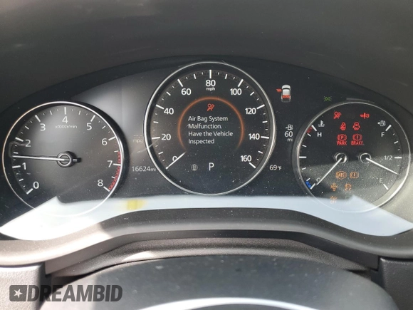 2023 Mazda CX-30 S with VIN 3MVDMBAM4PM522056, listed as a Copart auction lot 49122975 with 16,624 mi miles and Salvage title. Bid and sale history available at DreamBid. Image 9.