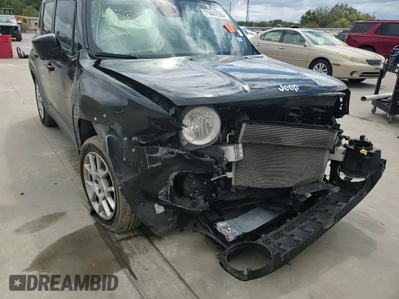 2020 Jeep Renegade Latitude with VIN ZACNJABB9LPL58359, listed as a Copart auction lot 71447094 with 89,904 mi miles and Salvage Title. Bid and sale history available at DreamBid. Image 10.