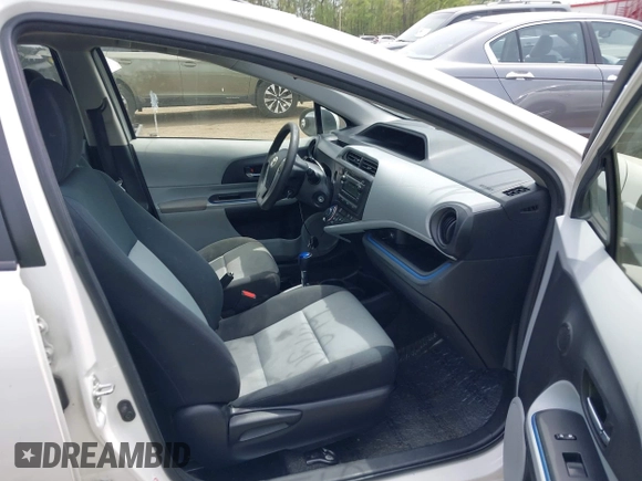 2012 Toyota Prius One with VIN JTDKDTB30C1501667, listed as a IAAI auction lot 42110544 with 238,728 mi miles. Bid and sale history available at carsss.com. Image 5.