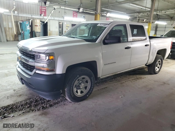 2018 Chevrolet Silverado 1500 Work Truck with VIN 3GCPCNEC6JG475798, listed as a Copart auction lot 52046875 with 47,387 mi miles and Clean Title. Bid and sale history available at carsss.com. Image 1.