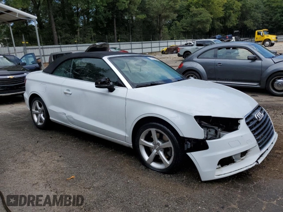 2015 Audi A3 with VIN WAU7FLFF3F1036856, listed as a Copart auction lot 71719644 with 101,982 mi miles and Salvage title. Bid and sale history available at DreamBid. Image 4.