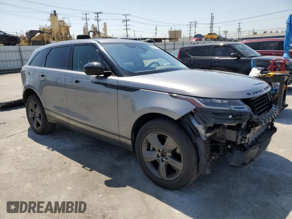 2021 Land Rover Range Rover Velar S with VIN SALYJ2EX6MA306386, listed as a Copart auction lot 52031165 with 20,713 mi miles and Salvage title. Bid and sale history available at DreamBid. Image 4.
