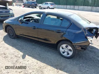 2014 Honda Civic Sedan LX with VIN 19XFB2F55EE219490, listed as a IAAI auction lot 42104202 with 142,638 mi miles. Bid and sale history available at carsss.com. Image 3.