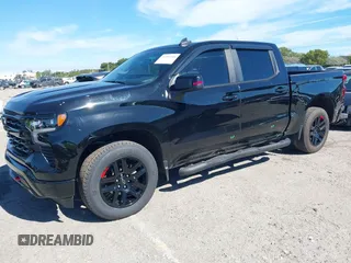 2024 Chevrolet Silverado 1500 RST with VIN 1GCUDEEL5RZ292632, listed as a IAAI auction lot 41307254 with 5,114 mi miles. Bid and sale history available at carsss.com. Image 2.