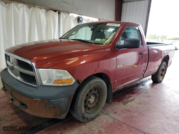 2009 Dodge Ram 1500 ST with VIN 1D3HB16K79J532243, listed as a Copart auction lot 74105374 with 198,318 mi miles and Clean Title. Bid and sale history available at carsss.com. Image 1.