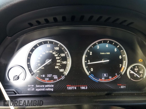 2013 BMW 5 Series 535i xDrive with VIN WBAFU7C52DDU68984, listed as a Copart auction lot 46117455 with 133,774 mi miles and Salvage Title. Bid and sale history available at carsss.com. Image 9.