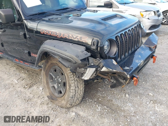 2021 Jeep Gladiator Mojave с VIN 1C6JJTEG9ML602500, выставлен на аукционе IAAI как лот 41725955 с пробегом 81 549 миль миль и . История ставок и продаж доступна на DreamBid. Изображение 6.