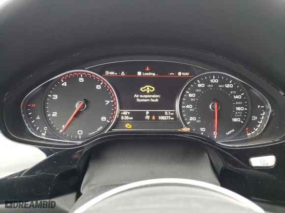 2014 Audi A8 L 4.0T with VIN WAUR2AFD5EN007518, listed as a Copart auction lot 44523935 with 108,277 mi miles and Salvage Title. Bid and sale history available at carsss.com. Image 9.