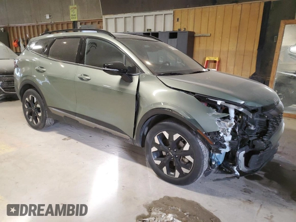 2023 Kia Sportage X-Line with VIN 5XYK6CAF8PG122962, listed as a Copart auction lot 41755355 with 47,640 mi miles and Salvage Title. Bid and sale history available at carsss.com. Image 4.