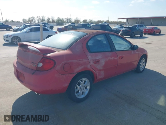2002 Dodge Neon SXT with VIN 1B3ES56C02D627244, listed as a IAAI auction lot 41047832 with 65,827 mi miles. Bid and sale history available at carsss.com. Image 4.