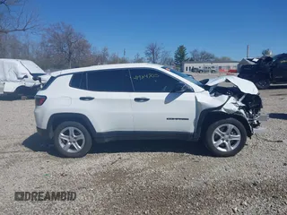 2024 Jeep Compass Sport with VIN 3C4NJDAN2RT591078, listed as a IAAI auction lot 41984705 with 49,220 mi miles and . Bid and sale history available at DreamBid. Image 14.