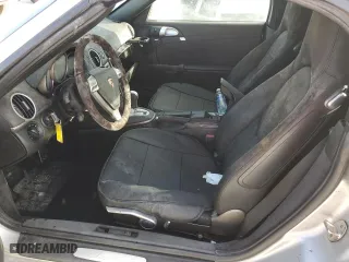 2007 Porsche Boxster with VIN WP0CA29867U711901, listed as a Copart auction lot 77470004 with 0 mi miles and Salvage Title. Bid and sale history available at carsss.com. Image 7.