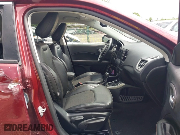 2021 Jeep Compass Latitude with VIN 3C4NJDBBXMT504993, listed as a IAAI auction lot 42181872 with 56,053 mi miles and . Bid and sale history available at DreamBid. Image 5.
