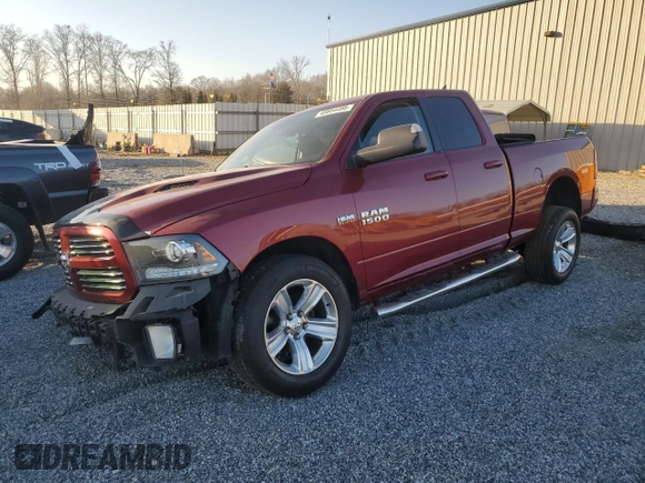 2014 Ram 1500 Sport z VIN 1C6RR7HT8ES176205, wystawiony jako Copart lot #48854495 z przebiegiem 131 394 mil mil oraz Szkoda całkowita • Salvage title. Historia ofert i sprzedaży dostępna na DreamBid. Obrazek 1.