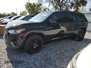 2019 Chevrolet Traverse Premier with VIN 1GNERKKW1KJ264776, listed as a Copart auction lot 59517215 with 143,466 mi miles and Non repairable. Bid and sale history available at DreamBid. Image 1.