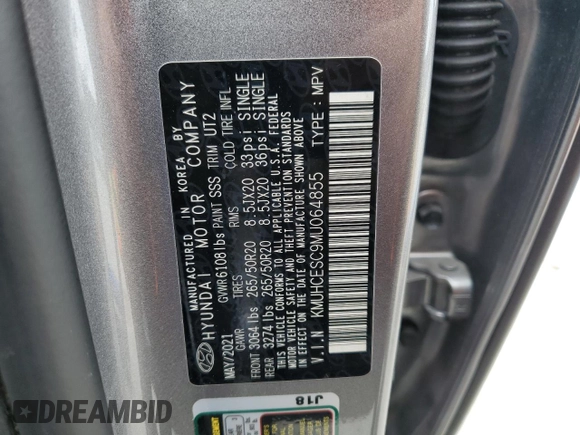 2021 Genesis GV80 with VIN KMUHCESC9MU064855, listed as a Copart auction lot 82593724 with 111,456 mi miles and Salvage title. Bid and sale history available at DreamBid. Image 15.