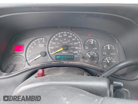2000 Chevrolet Silverado 1500 with VIN 1GCEK14V8YE421717, listed as a IAAI auction lot 41280823 with 185,551 mi miles. Bid and sale history available at carsss.com. Image 7.