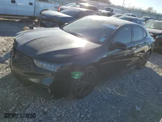 2019 Acura TLX w/A-Spec Pkg with VIN 19UUB1F66KA002766, listed as a Copart auction lot 83434034 with 61,626 mi miles and Salvage Title. Bid and sale history available at carsss.com. Image 1.