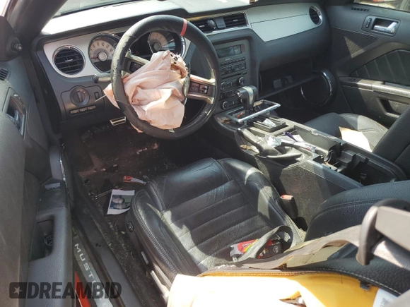 2012 Ford Mustang Premium with VIN 1ZVBP8AMXC5270605, listed as a Copart auction lot 57178715 with 139,424 mi miles and Salvage title. Bid and sale history available at DreamBid. Image 8.
