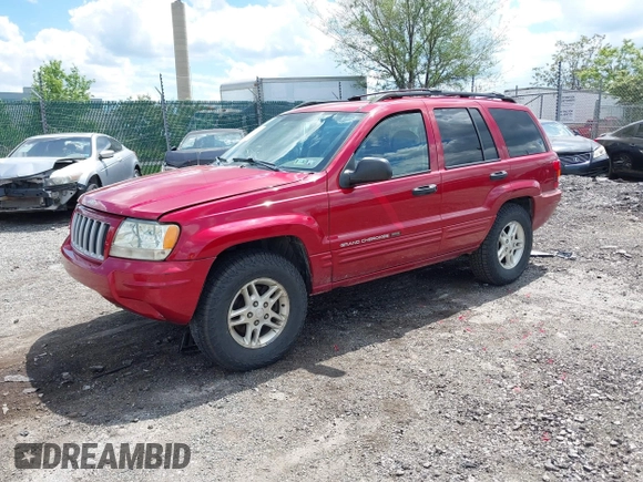 2004 Jeep Grand Cherokee Laredo z VIN 1J8GW48S24C400424, wystawiony jako IAAI lot #42215397 z przebiegiem 122 246 mil mil oraz . Historia ofert i sprzedaży dostępna na DreamBid. Obrazek 2.