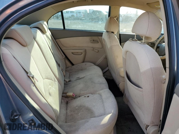 2007 Kia Rio LX with VIN KNADE123X76253489, listed as a Copart auction lot 52176475 with 148,154 mi miles and Salvage Title. Bid and sale history available at carsss.com. Image 11.