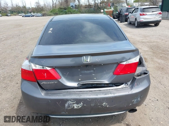 2014 Honda Accord Sedan LX with VIN 1HGCR2F33EA306435, listed as a IAAI auction lot 42124792 with 136,522 mi miles. Bid and sale history available at carsss.com. Image 16.