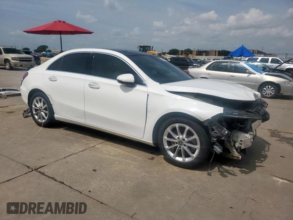 2021 Mercedes-Benz A 220 with VIN W1K3G4EB7MJ258919, listed as a Copart auction lot 62722355 with 50,036 mi miles and Clean title. Bid and sale history available at DreamBid. Image 4.