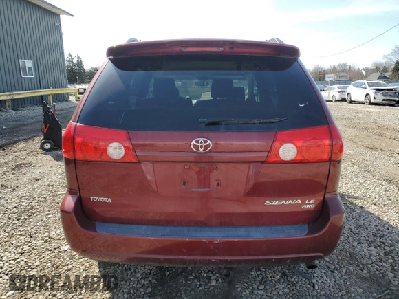 2006 Toyota Sienna LE with VIN 5TDBA23C76S061682, listed as a Copart auction lot 48482965 with 186,204 mi miles and Clean Title. Bid and sale history available at carsss.com. Image 6.