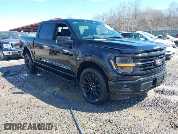 2024 Ford F-150 XLT with VIN 1FTFW3L83RFA94283, listed as a IAAI auction lot 41636770 with 1,512 mi miles and . Bid and sale history available at DreamBid. Image 1.