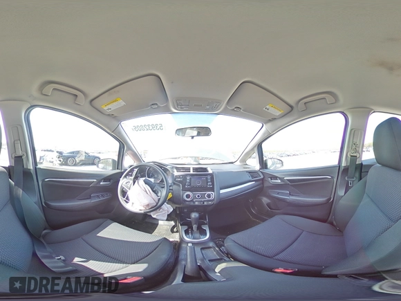 2019 Honda Fit LX with VIN 3HGGK5H49KM726714, listed as a Copart auction lot 53932805 with 17,374 mi miles and Salvage Title. Bid and sale history available at carsss.com. Image 14.