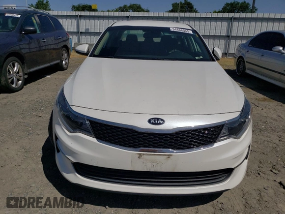 2016 Kia Optima LX with VIN KNAGT4L32G5101053, listed as a Copart auction lot 54886055 with 109,637 mi miles and Salvage Title. Bid and sale history available at carsss.com. Image 5.