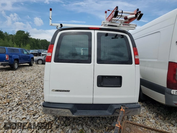 2019 Chevrolet Express Cargo with VIN 1GCWGAFG1K1195734, listed as a Copart auction lot 59552005 with 177,501 mi miles and Clean title. Bid and sale history available at DreamBid. Image 6.