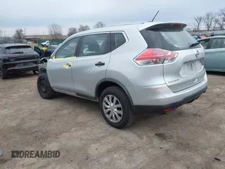 2016 Nissan Rogue SV with VIN KNMAT2MT8GP701527, listed as a IAAI auction lot 41685667 with 112,183 mi miles. Bid and sale history available at carsss.com. Image 3.