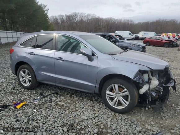 2014 Acura RDX Tech Pkg with VIN 5J8TB4H57EL016122, listed as a Copart auction lot 47373965 with 109,406 mi miles and Salvage Title. Bid and sale history available at carsss.com. Image 4.