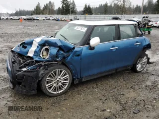 2022 MINI Hardtop 4 Door Cooper S with VIN WMW53DK08N2S25843, listed as a Copart auction lot 50225925 with Not provided miles and Salvage title. Bid and sale history available at DreamBid. Image 1.
