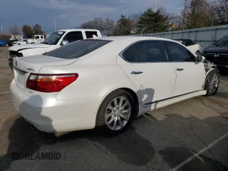 2010 Lexus LS 460 L with VIN JTHDL5EF2A5002578, listed as a Copart auction lot 83389104 with 141,563 mi miles and Salvage title. Bid and sale history available at DreamBid. Image 3.