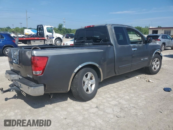 2005 Nissan Titan SE with VIN 1N6AA06A95N555523, listed as a Copart auction lot 62073754 with Not provided miles and Salvage title. Bid and sale history available at DreamBid. Image 3.