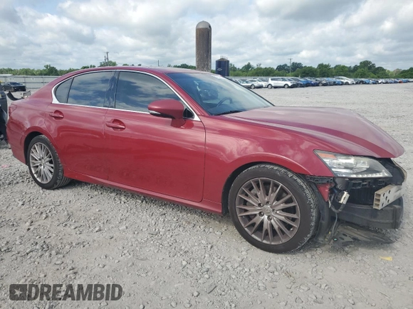 2013 Lexus GS 350 with VIN JTHBE1BL5D5001529, listed as a Copart auction lot 57337145 with 204,956 mi miles and Salvage title. Bid and sale history available at DreamBid. Image 4.