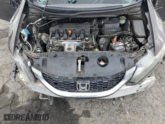 2014 Honda Civic Sedan EX with VIN 2HGFB2F86EH531012, listed as a Copart auction lot 51275135 with 0 mi miles and Salvage Title. Bid and sale history available at carsss.com. Image 12.