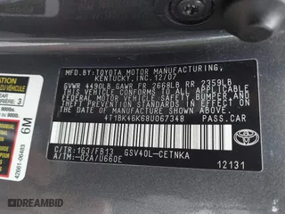 2008 Toyota Camry LE with VIN 4T1BK46K68U067348, listed as a IAAI auction lot 41469784 with 154,513 mi miles. Bid and sale history available at carsss.com. Image 9.