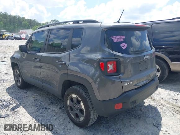 2017 Jeep Renegade Sport with VIN ZACCJBAB4HPG09720, listed as a IAAI auction lot 42234063 with 149,341 mi miles and . Bid and sale history available at DreamBid. Image 3.
