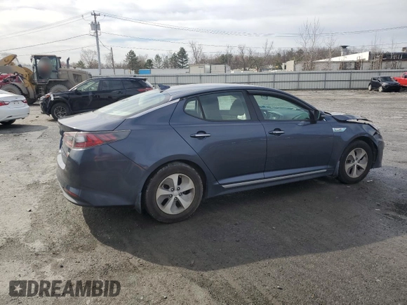 2015 Kia Optima Hybrid with VIN KNAGM4AD2F5077523, listed as a Copart auction lot 52994625 with 87,729 mi miles and Salvage Title. Bid and sale history available at carsss.com. Image 3.