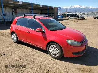 2012 Volkswagen Golf with VIN WVWDB7AJ6CW210177, listed as a Copart auction lot 45854635 with 166,161 mi miles and Salvage title. Bid and sale history available at DreamBid. Image 4.
