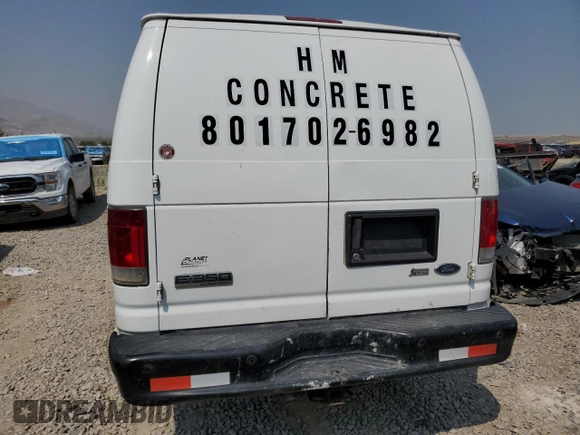 2009 Ford Econoline Cargo Commercial with VIN 1FTSS34LX9DA22120, listed as a Copart auction lot 65132344 with 229,681 mi miles and Salvage Title. Bid and sale history available at carsss.com. Image 6.