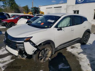 2025 Nissan Kicks SV with VIN 3N8AP6CB4SL303003, listed as a Copart auction lot 87770935 with 0 mi miles and Salvage Title. Bid and sale history available at carsss.com. Image 1.
