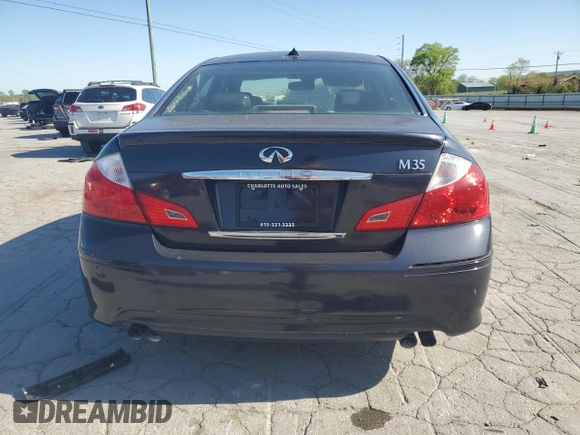 2010 Infiniti M with VIN JN1CY0AP0AM910861, listed as a Copart auction lot 53519865 with Not Provided miles and Clean Title. Bid and sale history available at carsss.com. Image 6.