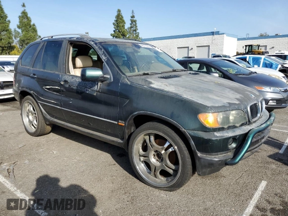 2001 BMW X5 3.0i with VIN WBAFA53521LM74248, listed as a Copart auction lot 86375254 with 0 mi miles and Clean Title. Bid and sale history available at carsss.com. Image 4.