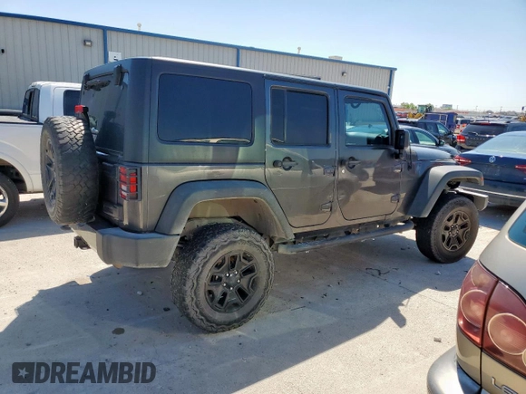 2014 Jeep Wrangler Unlimited Sport with VIN 1C4BJWDG2EL294829, listed as a Copart auction lot 51921685 with 138,203 mi miles and Salvage Title. Bid and sale history available at DreamBid. Image 3.