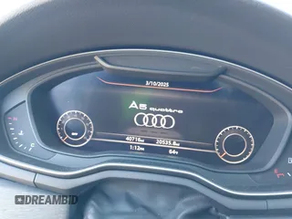 2019 Audi A5 Sportback Premium Plus with VIN WAUBNCF53KA023202, listed as a IAAI auction lot 41749214 with 40,716 mi miles and . Bid and sale history available at DreamBid. Image 7.